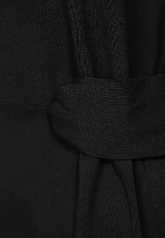 Kleid mit Knotendetail - Black