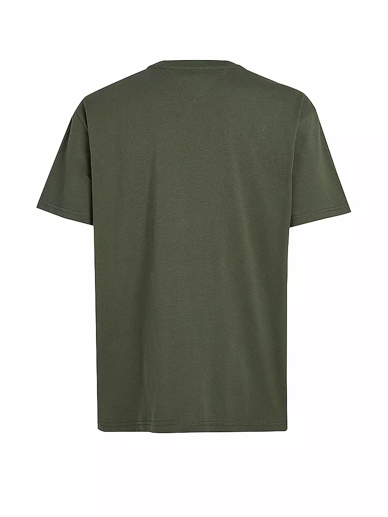 TOMMY JEANS T-Shirt  dunkelgrün