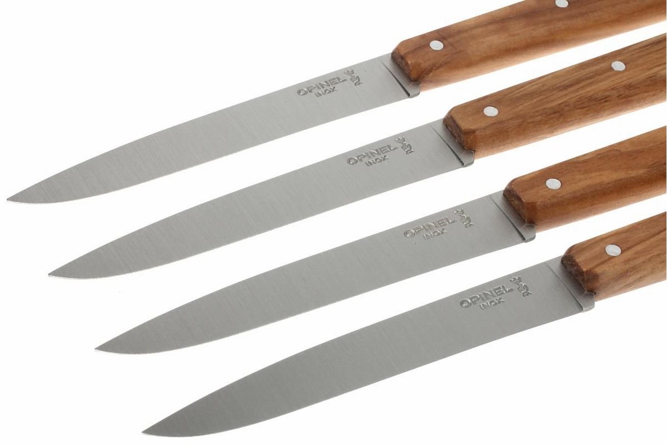 Opinel T001515, steakmesset, Esprit Sud, olijfhout