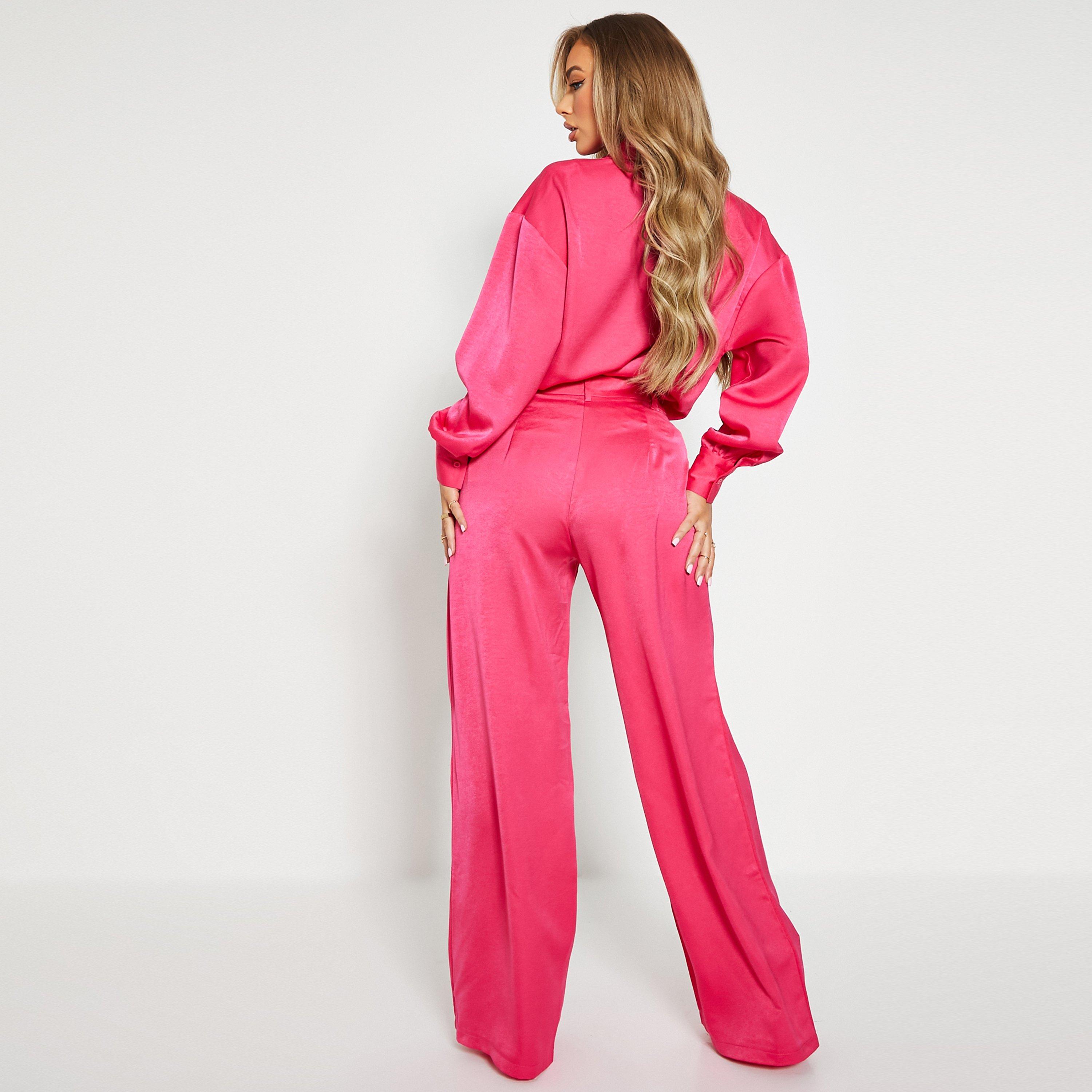 I Saw It First ISAWITFIRST Wide Leg Tailored Trousers