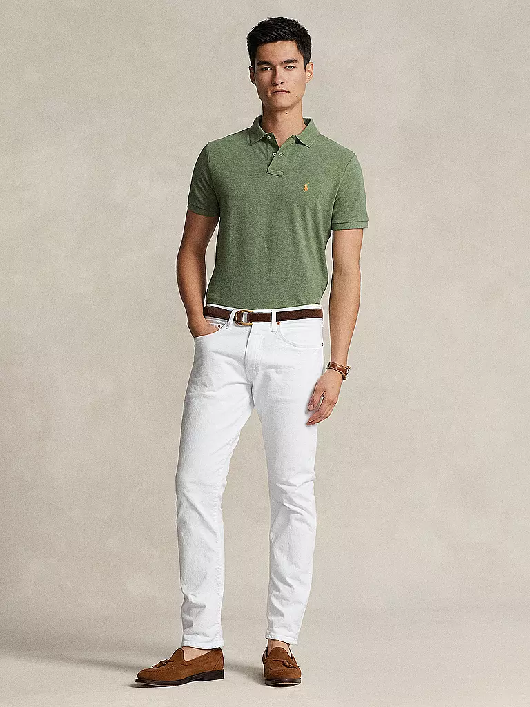 POLO RALPH LAUREN Poloshirt Custom Slim Fit olive