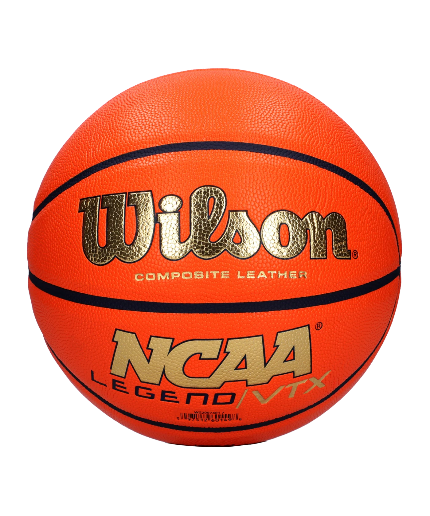 Wilson NCAA Legend Basketball Orange Gold