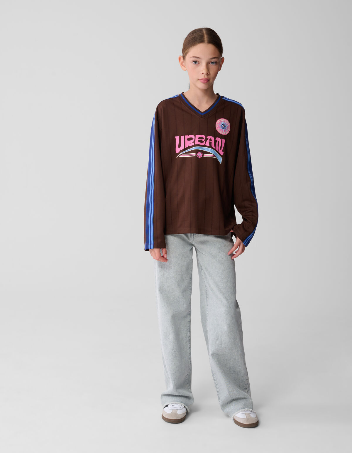 Baseball Longesleeve Top Bruin