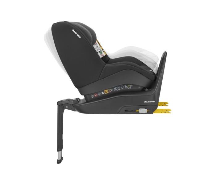 Pearl Smart 6 M - 4 Y  67 - 105 cm  9 - 18,5 kg    i-Size Sicherheit  |    Installationsanzeige |    Anbringung in/entgegen der Fahrtrichtung |    Höhe der Kopfstütze und Hosenträgergurte gleichzeitig verstellbar |