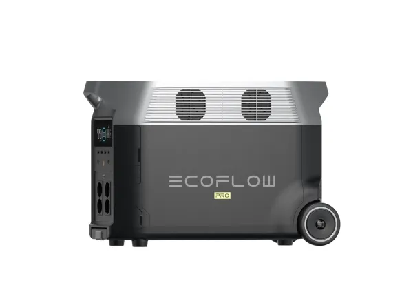 EcoFlow Delta Pro - Transportabel strømstation - AC 220-240 V - litiumjernfosfat - 3600 Wh - Wi-Fi, Bluetooth - output-stikforbindelser: 14