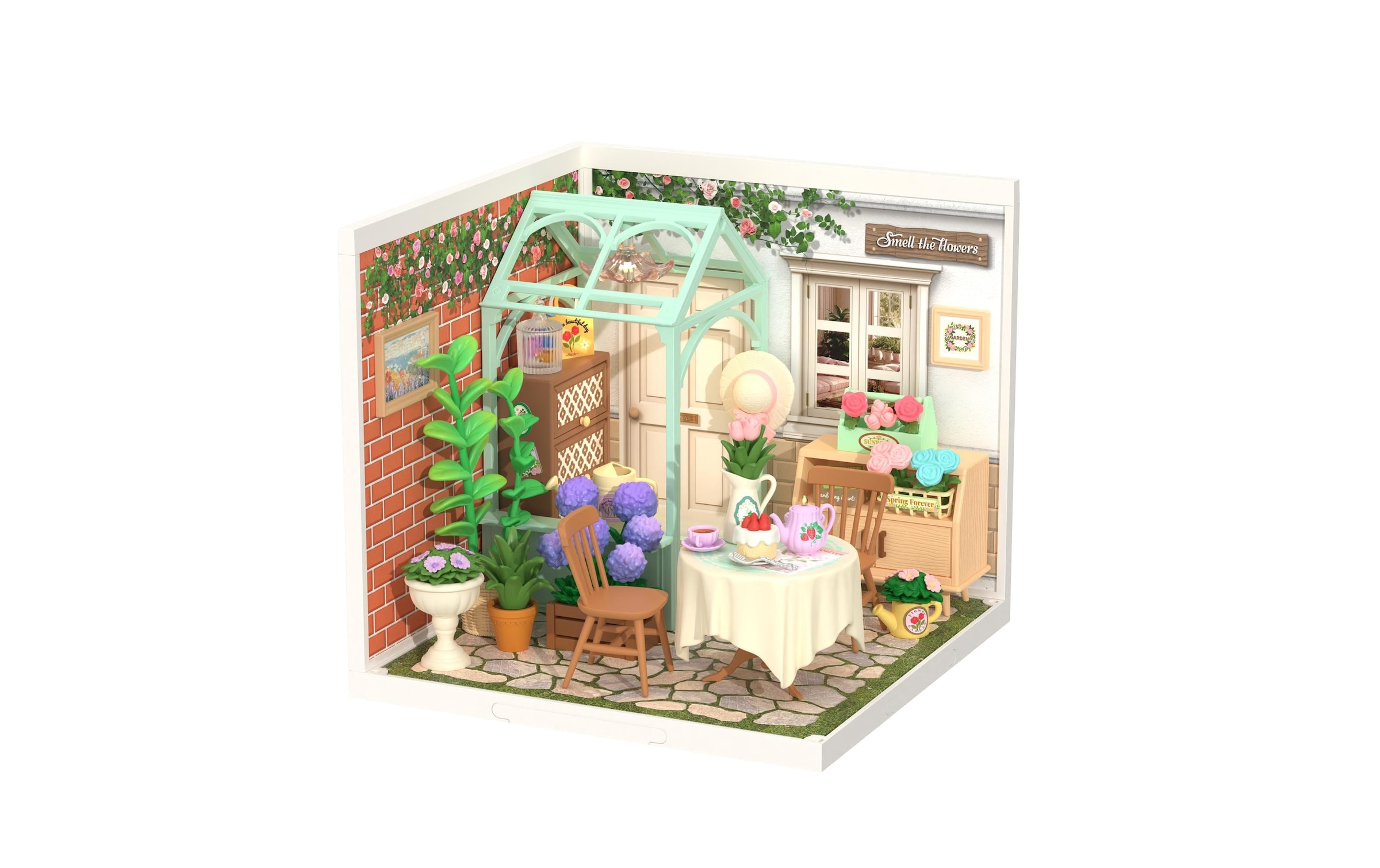 Modellbausatz »RoboTime Blooming Tea Garden«