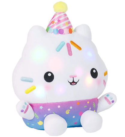 Gabby's Dollhouse Bamse m. Lyd/Lys - 25 cm - Sprinkle Party Cake