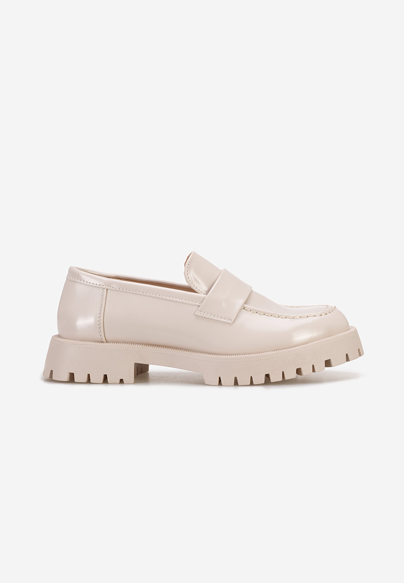 Mocassins femme beige Lianera