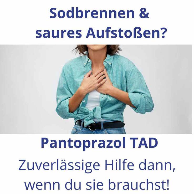 Pantoprazol TAD 20 mg b.Sodbrenn. magensaftresistent Tabletten, 14 St