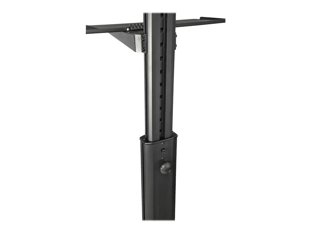 StarTech.com Mobile Workstation Cart with Monitor Mount, CPU/PC Holder, Keyboard Tray, Ergonomic Height Adjustable Desktop Computer Cart, Rolling Mobile Standing Workstation on Wheels - Portable Stand-Up Cart - Vogn med hjul - for LCD-display/PC-udst