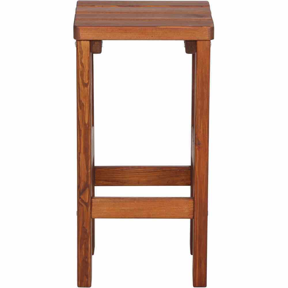 Barhocker TESSIN - braun - Kiefernholz