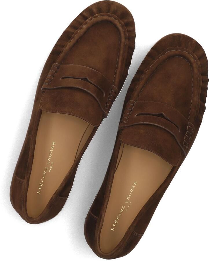 STEFANO LAURAN Loafers Dames Dk2805 Maat: 37 Materiaal: Suède Kleur: Bruin