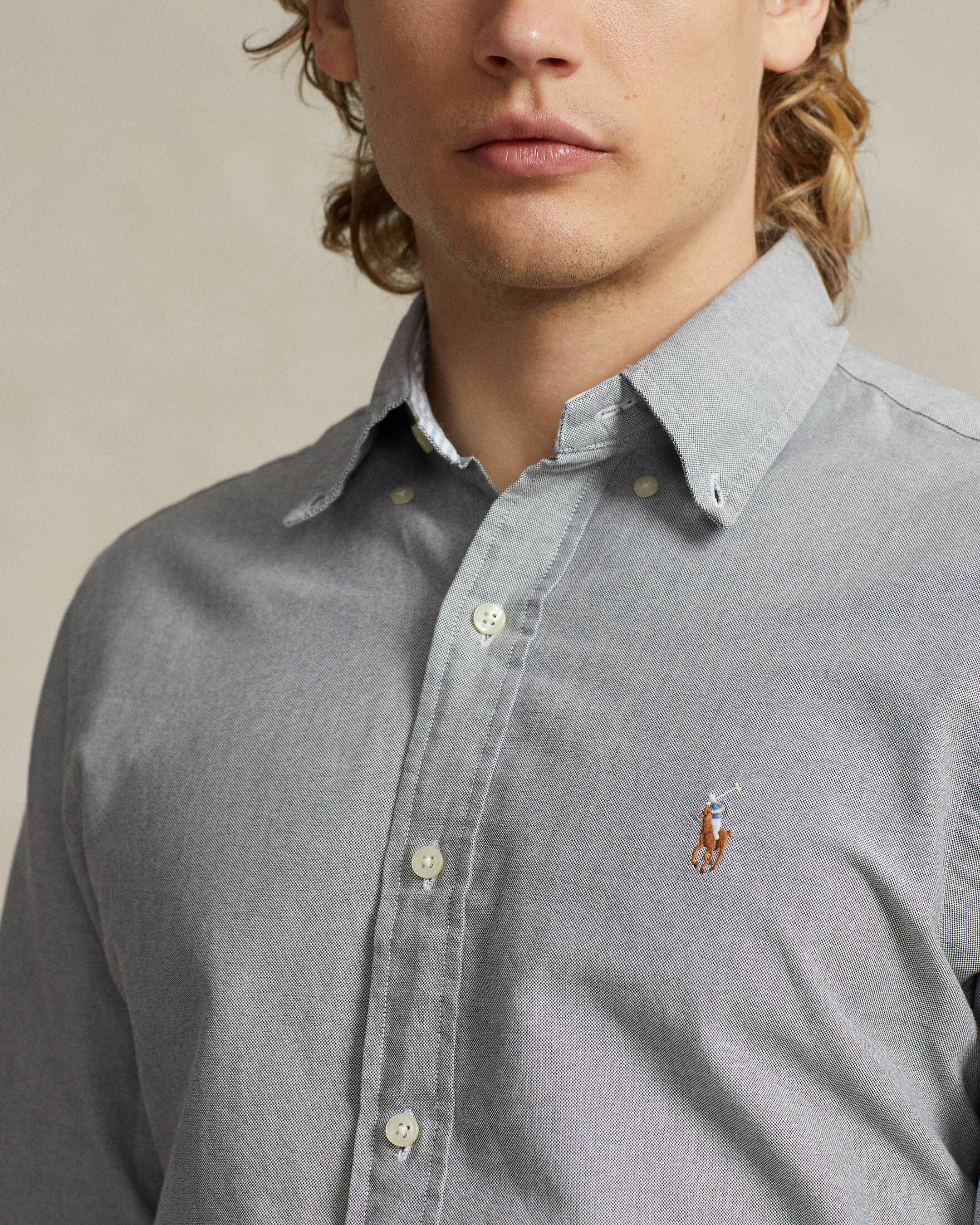 Polo Ralph Lauren| Herren Hemd Custom Fit Langarm