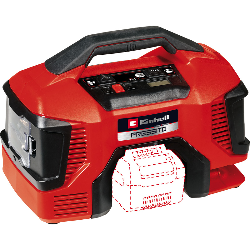 Einhell 18/21 Solo PRESSITO accu bandencompressor (body) 18V Li-ion