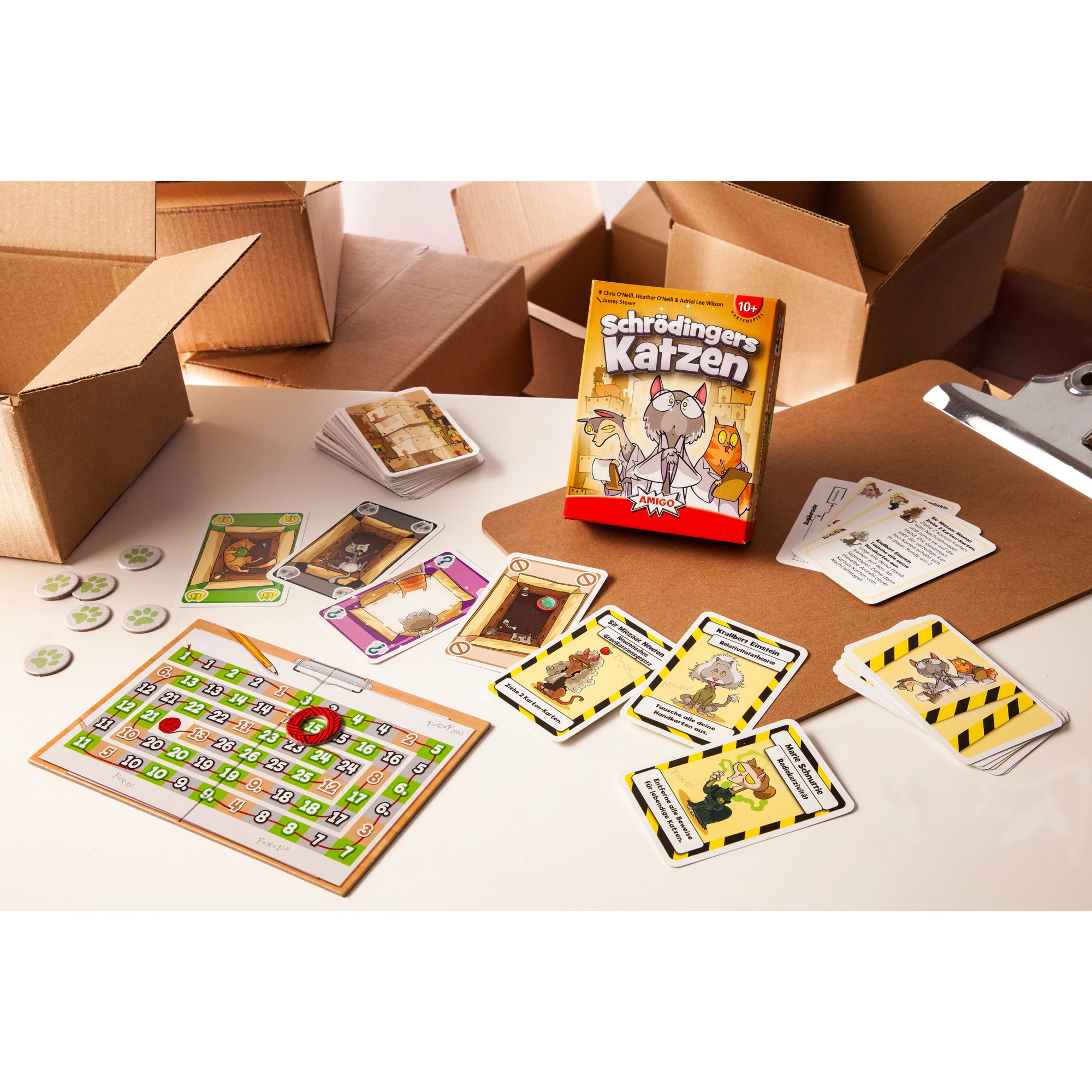 Amigo Brettspiel Schrödingers Katzen