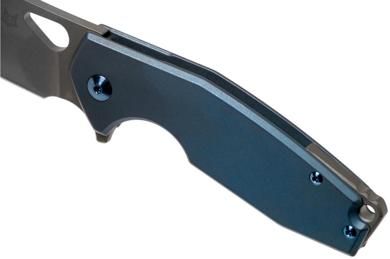 Fox Yaru FX-527TI Stonewashed Blue Titanium zakmes, Jesper Voxnaes design