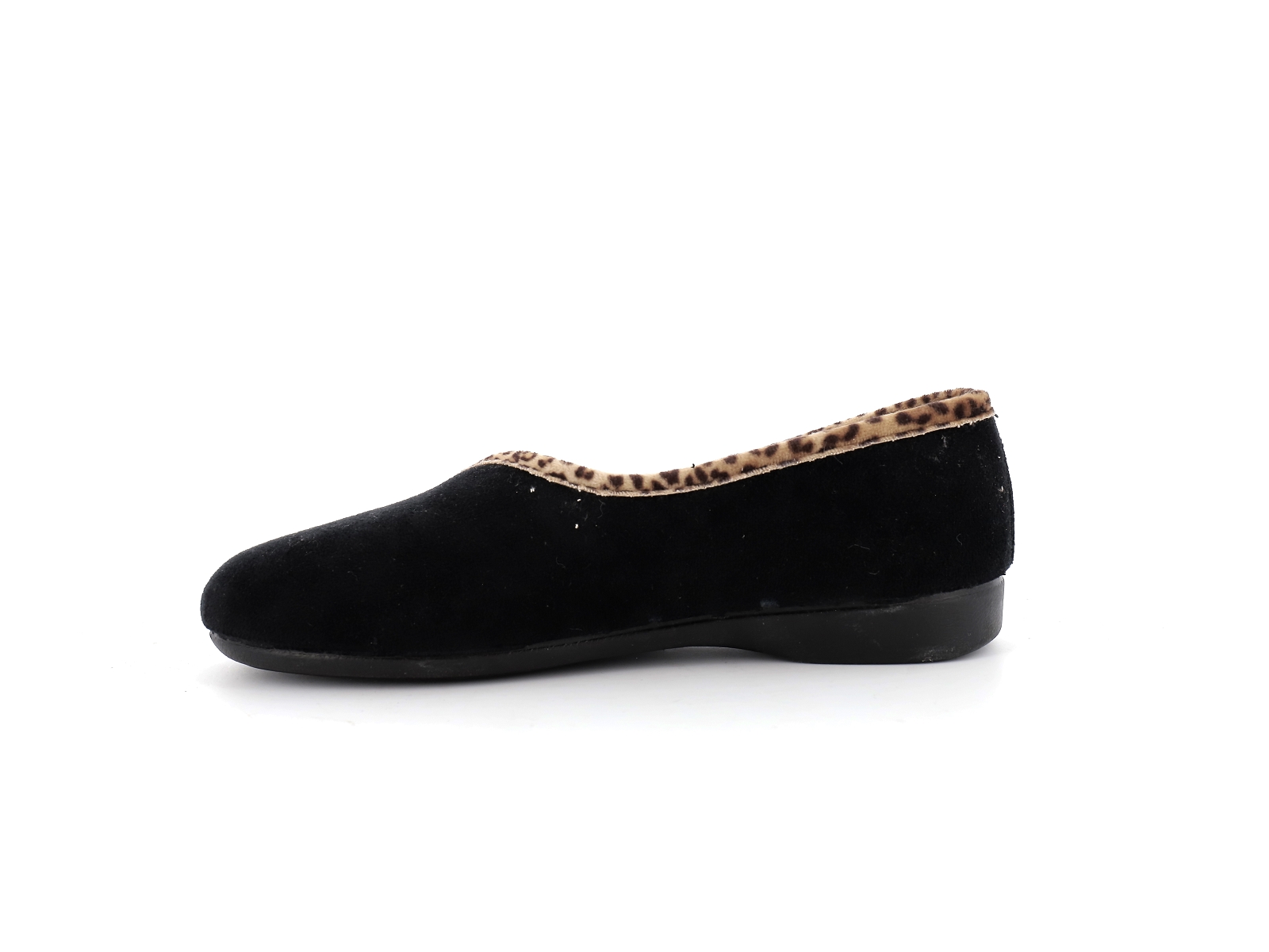 F brand-2454 Textile Noir Leopard