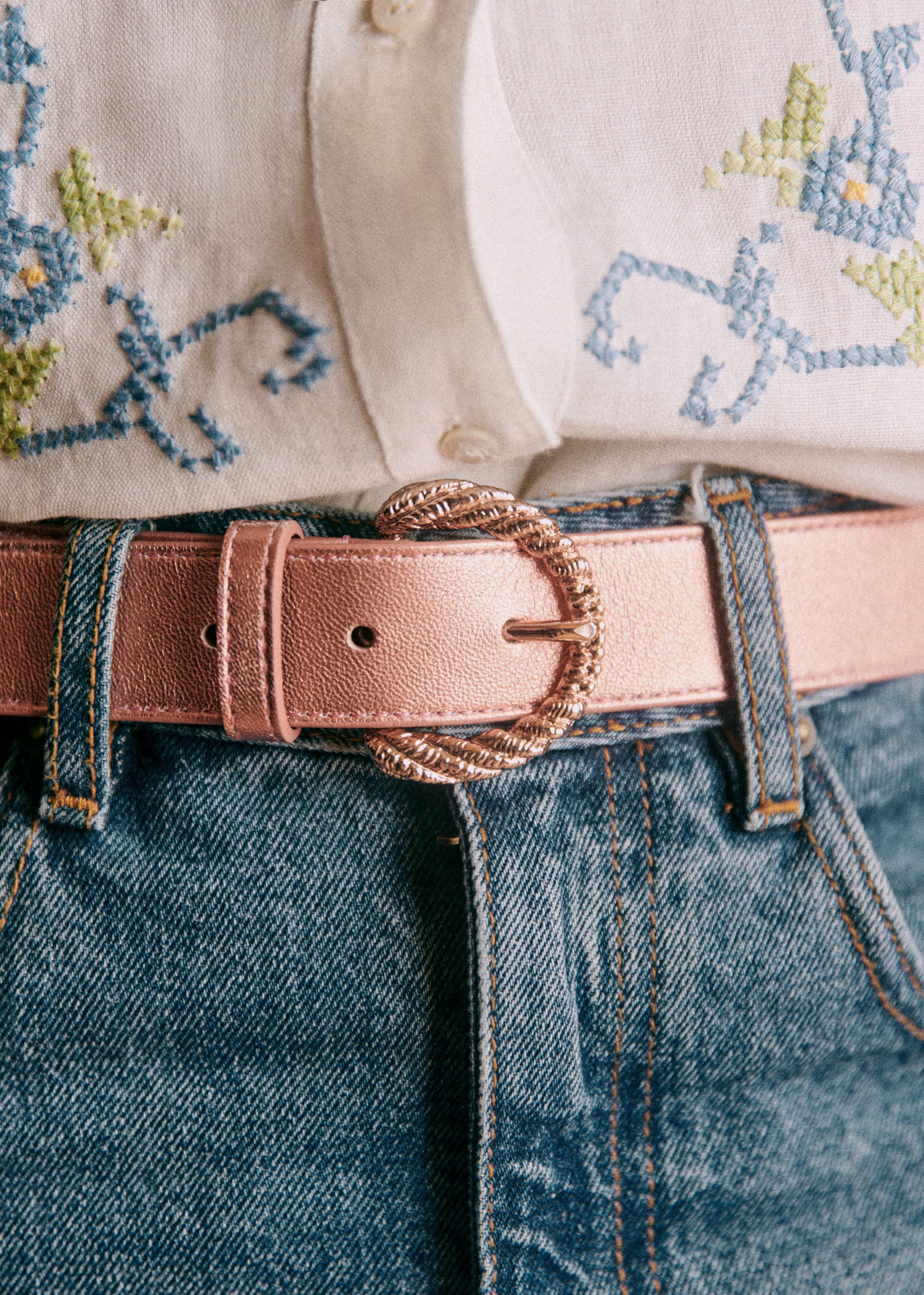 Ceinture Thelma - Champagne - E-SHOP/CEINTURES 5905899