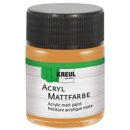 KREUL Acryl Mattfarbe Ocker 50 ml
