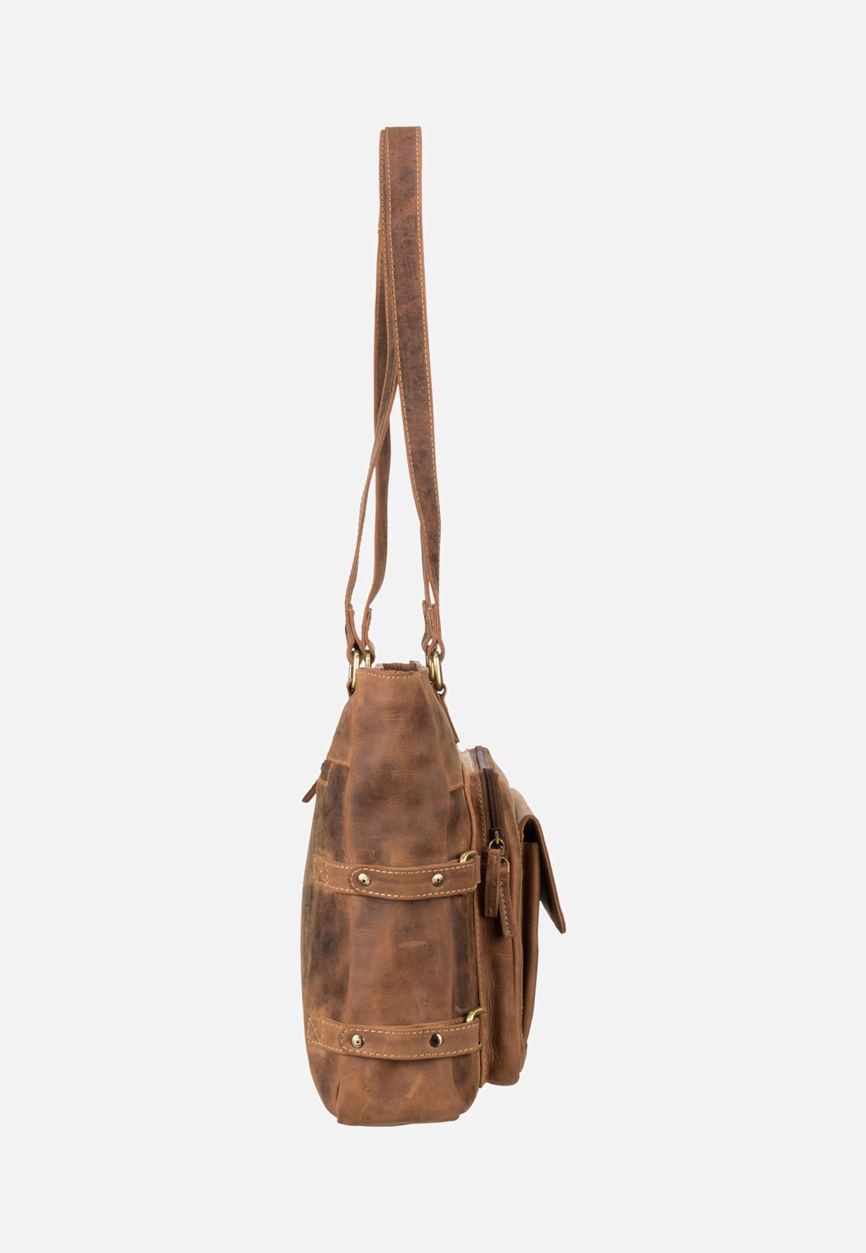 Vintage 1635 Sattelbraun - Shopper