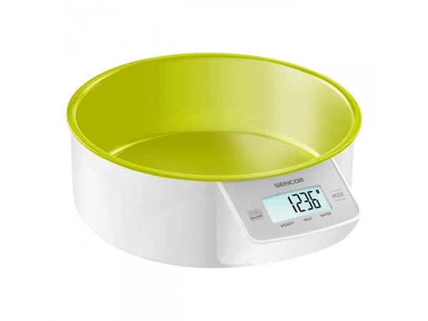 Sencor SKS 4004GR - Kjøkkenvekt - 1000 ml - grønn