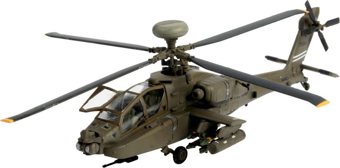 Revell - Ah-64D Longbow Apache Helikopter Byggesæt Inkl. Maling - 1:144 - 04046