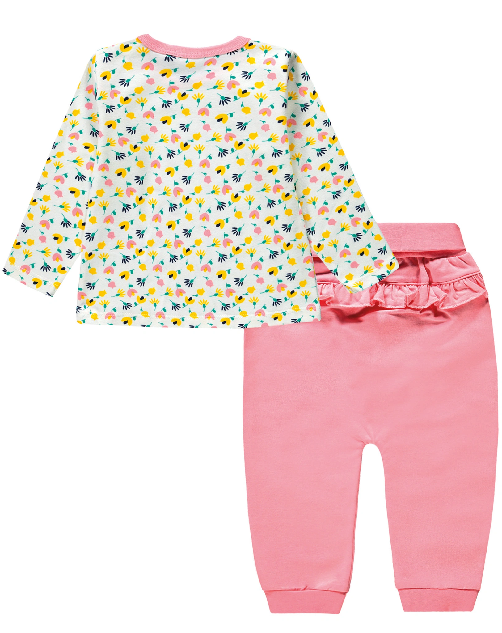 Langarmshirt LAMA mit Schlupfhose in quartz pink