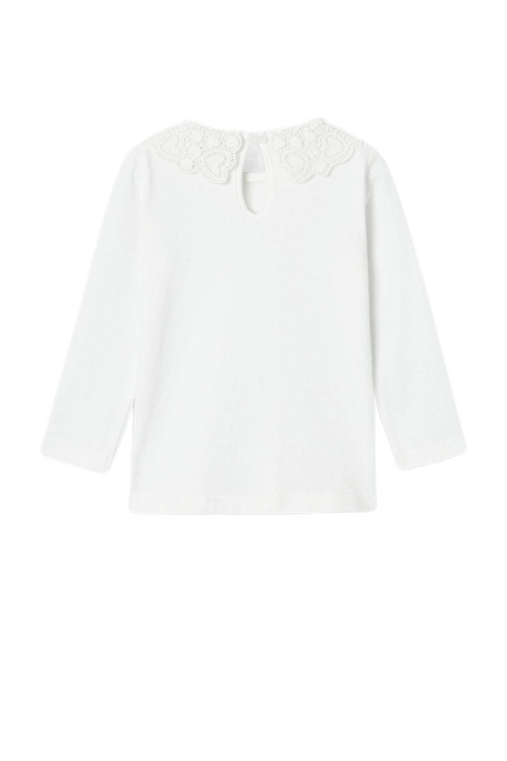 NAME IT longsleeve NMFROSELINA wit