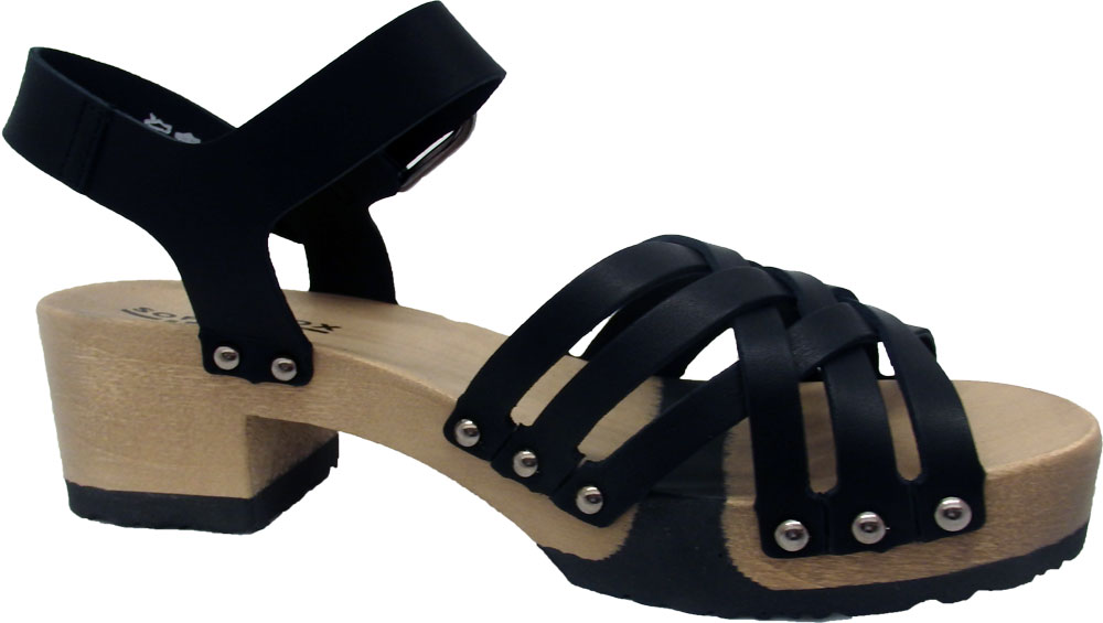 Softclox Sandale PAMINA Softnappa schwarz