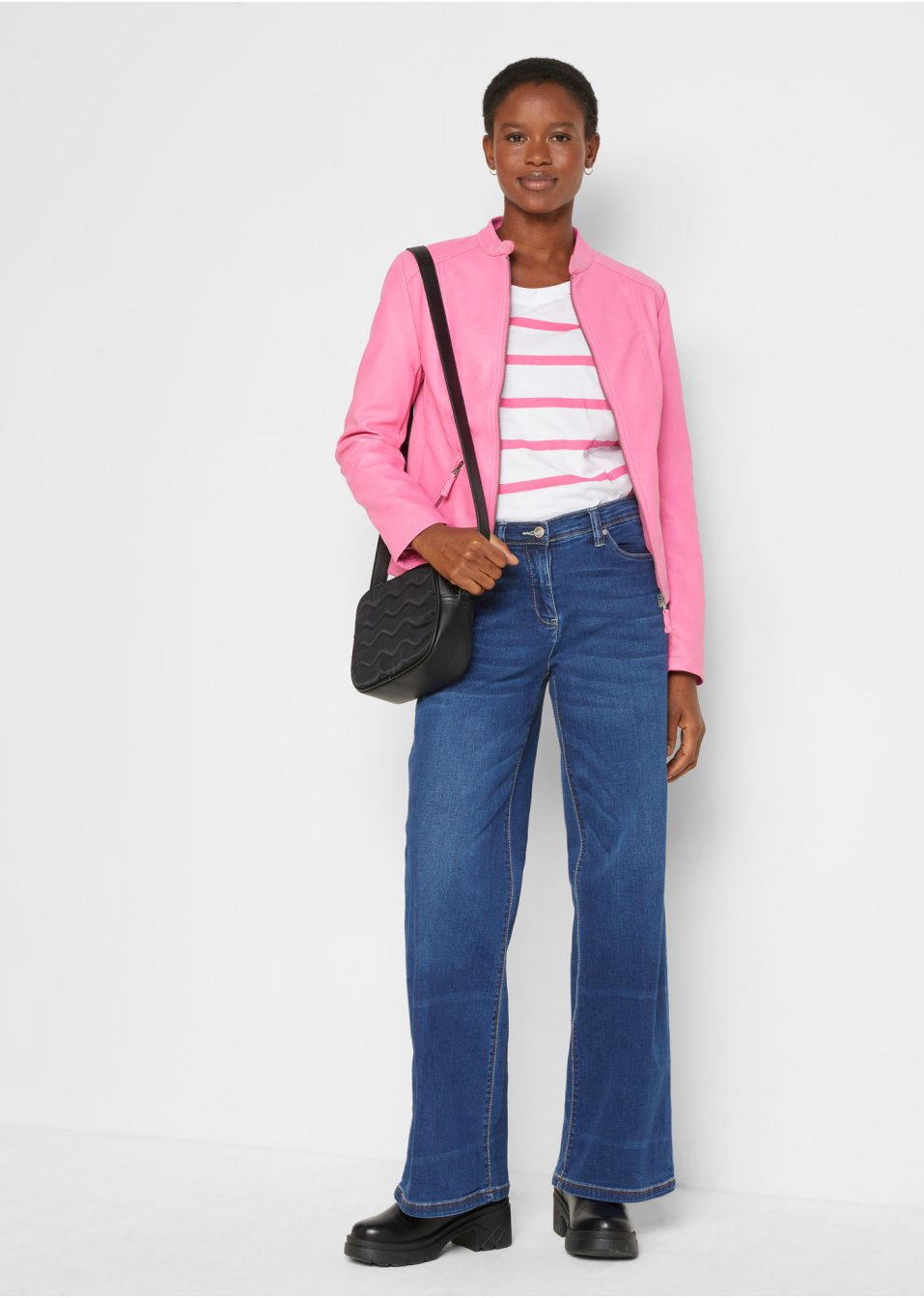 Veste à empiècements latéraux extensibles