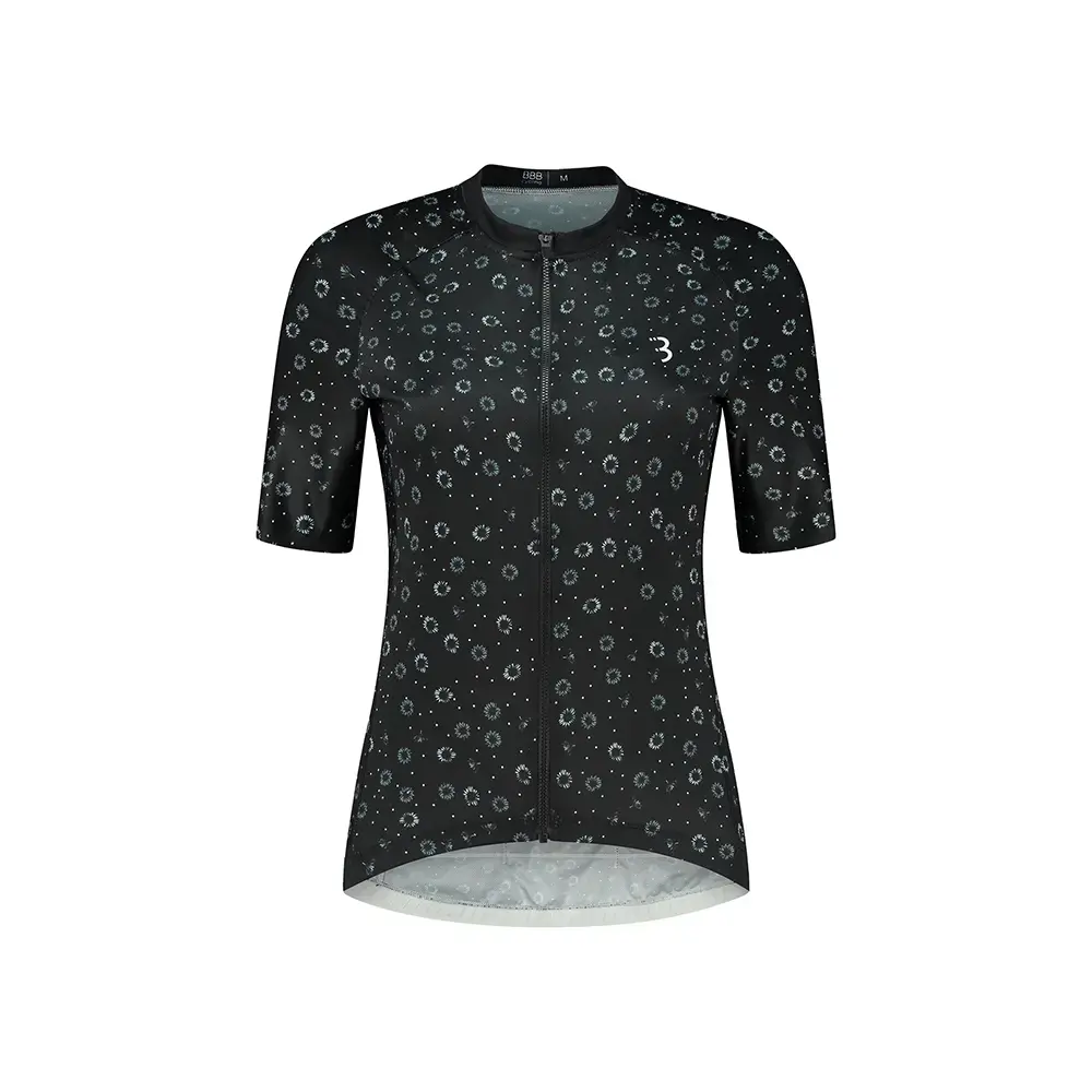 BBB Cycling DonnaFit R BBW-413 Fietsshirt Korte Mouwen Zwart/Floral Dames