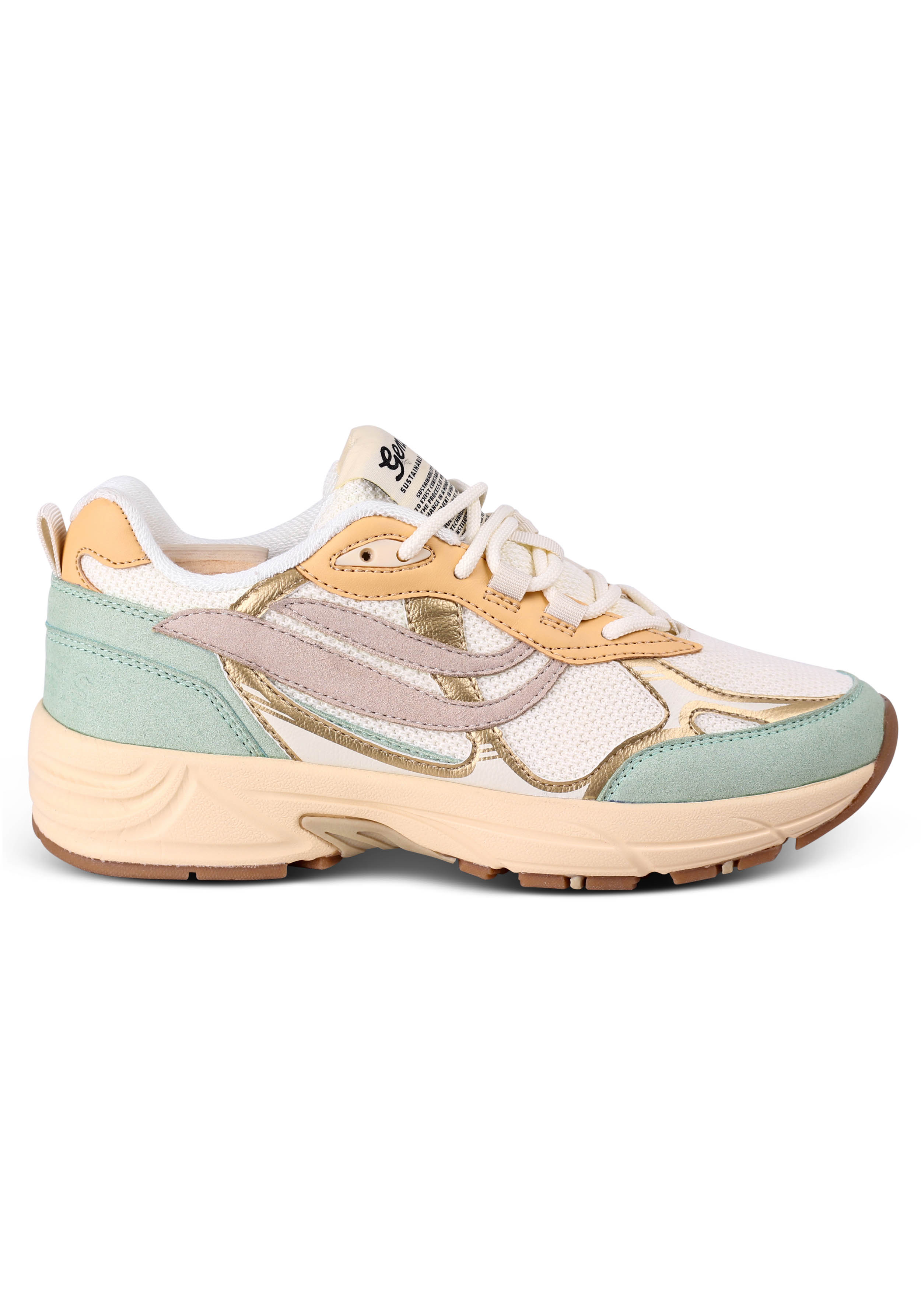 Genesis Sneaker G-Eco '99 Metallic Mint/Gold/Sand