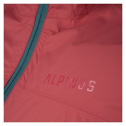 Veste imperméable de randonnée Alpinus Rocchetta rose - Femme
