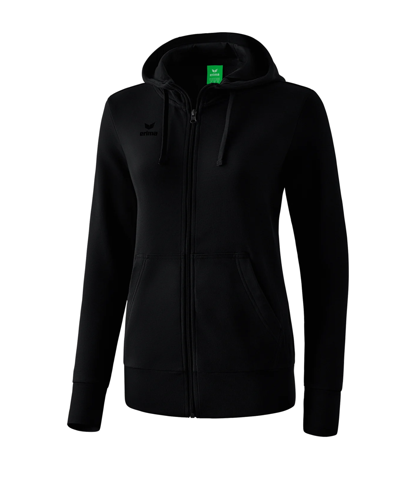 Erima Basic Kapuzenjacke Damen Schwarz
