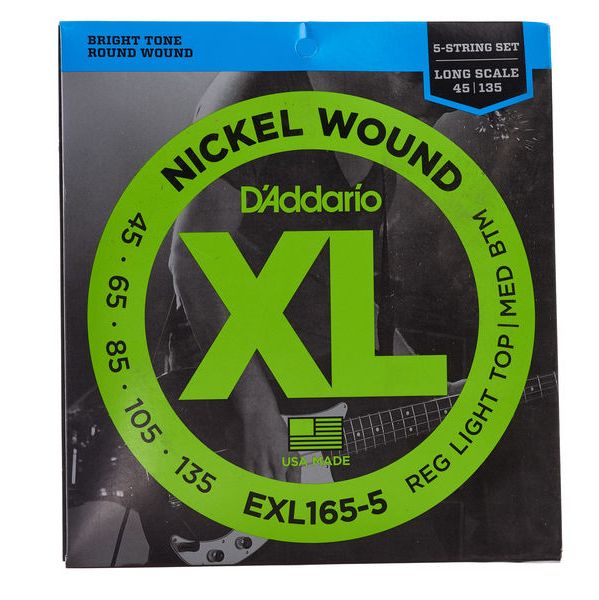 D'Addario Jogo de Cordas EXL165-5