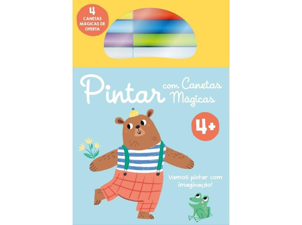 LIVRO PINTAR COM CANETAS MÁGICAS URSO 4