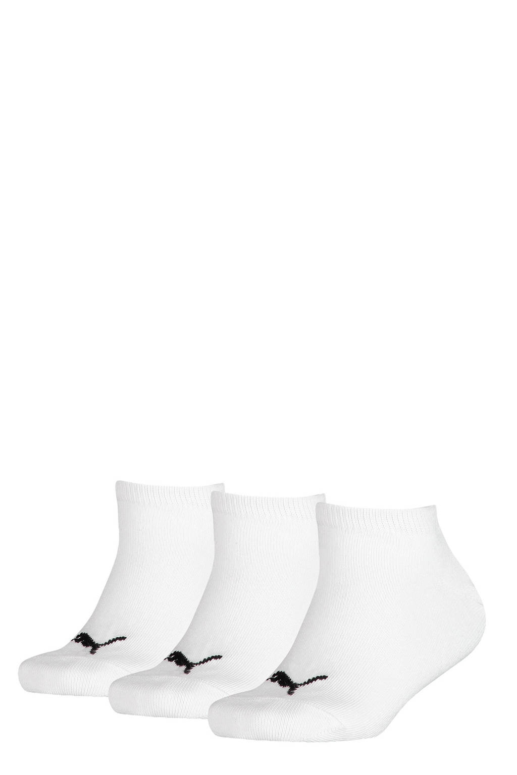 Puma sneakersokken - set van 3 wit