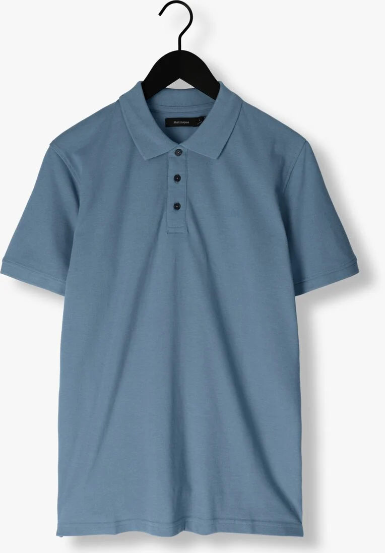 MATINIQUE blauwe matinique polo mapoleo melange
