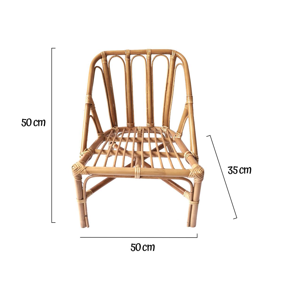 Chaise enfant rotin Petit toi