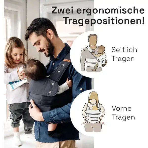 Babytrage Classic Grey (S / M)