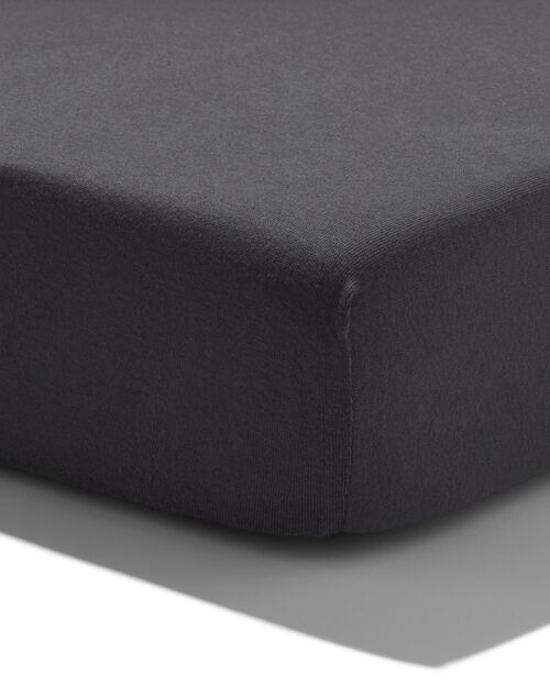 drap-housse surmatelas coton doux 90x200 gris foncé