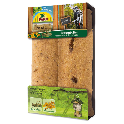 JR Garden Peanut Bar 2erPack Heuschrecke & Seidenraupe 700g