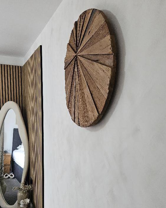 Wanddecoratie MORELIA Teakhout 60 cm Bruin