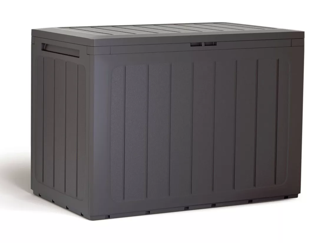 Boardebox Coffre de jardin 190l plastique ocre foncé 78 x 43,3 x 55 cm