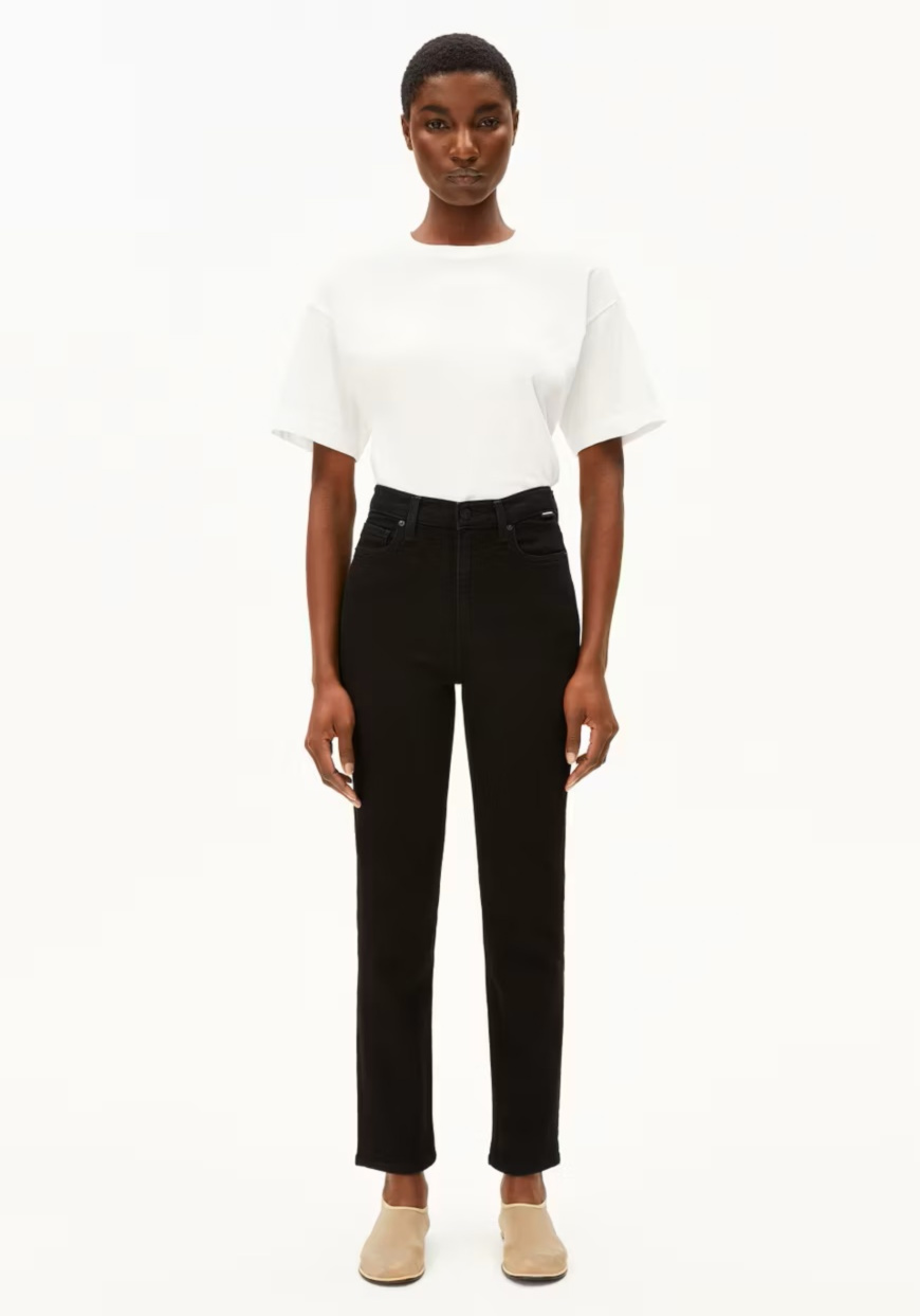 Armedangels Damen-Jeans Lejaani Rinse Black