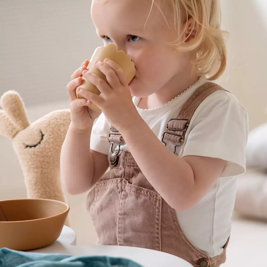 Done by Deer™ Geschirr-Set Kiddish first meal - Senfgelb