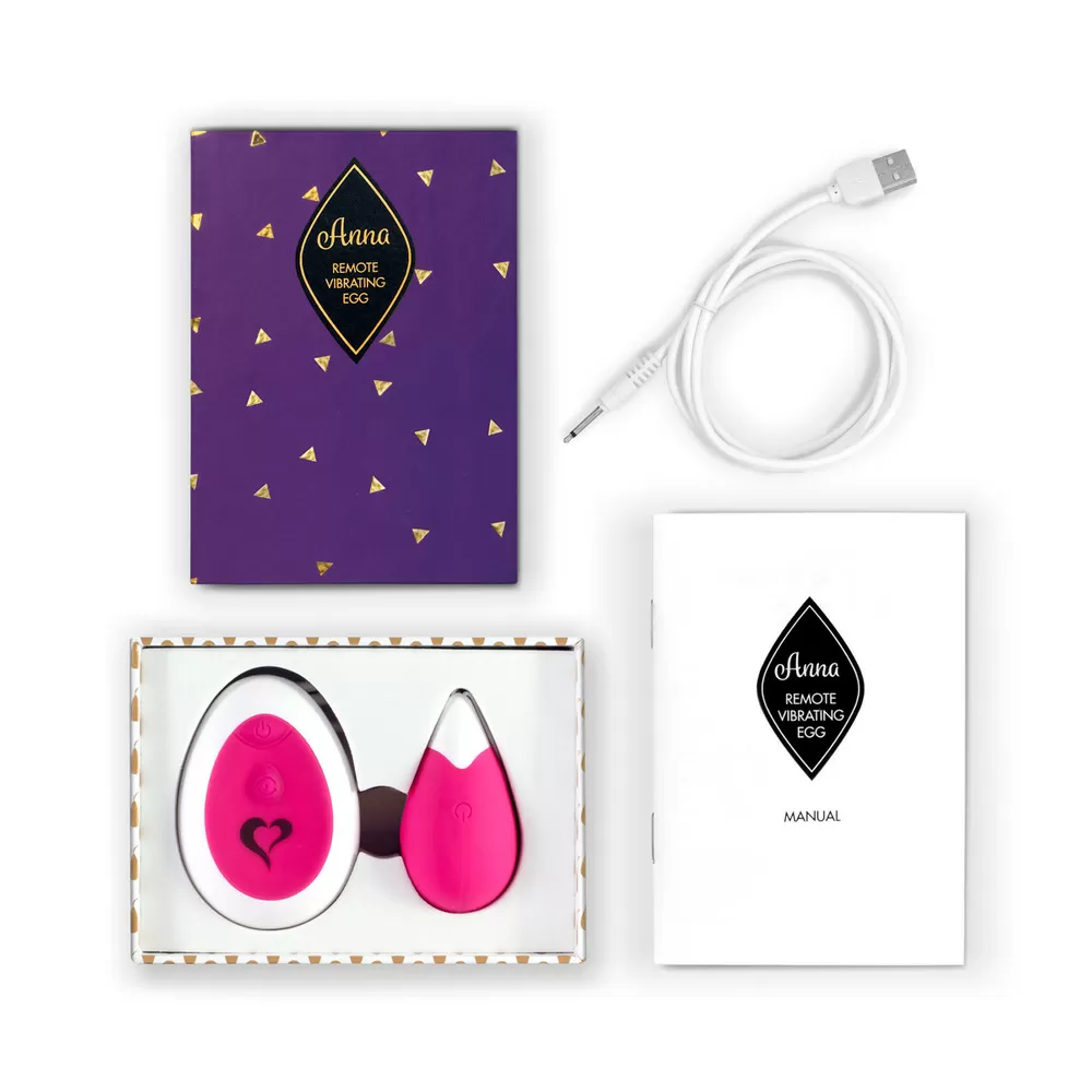 FeelzToys Anna fjernbetjent vibratoræg - pink
