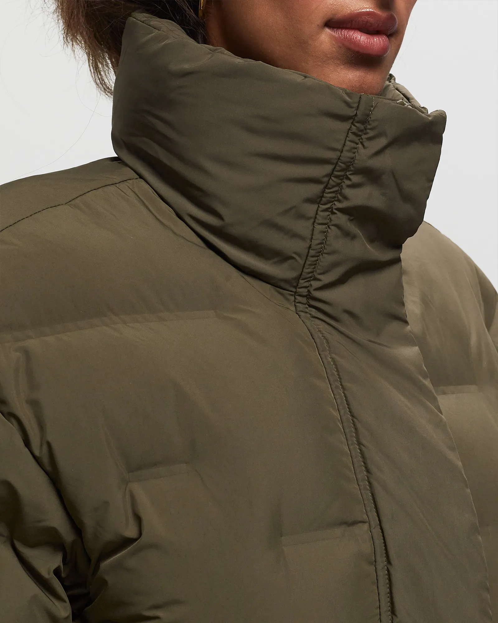 Ganni Soft Puffer Oversized Coat