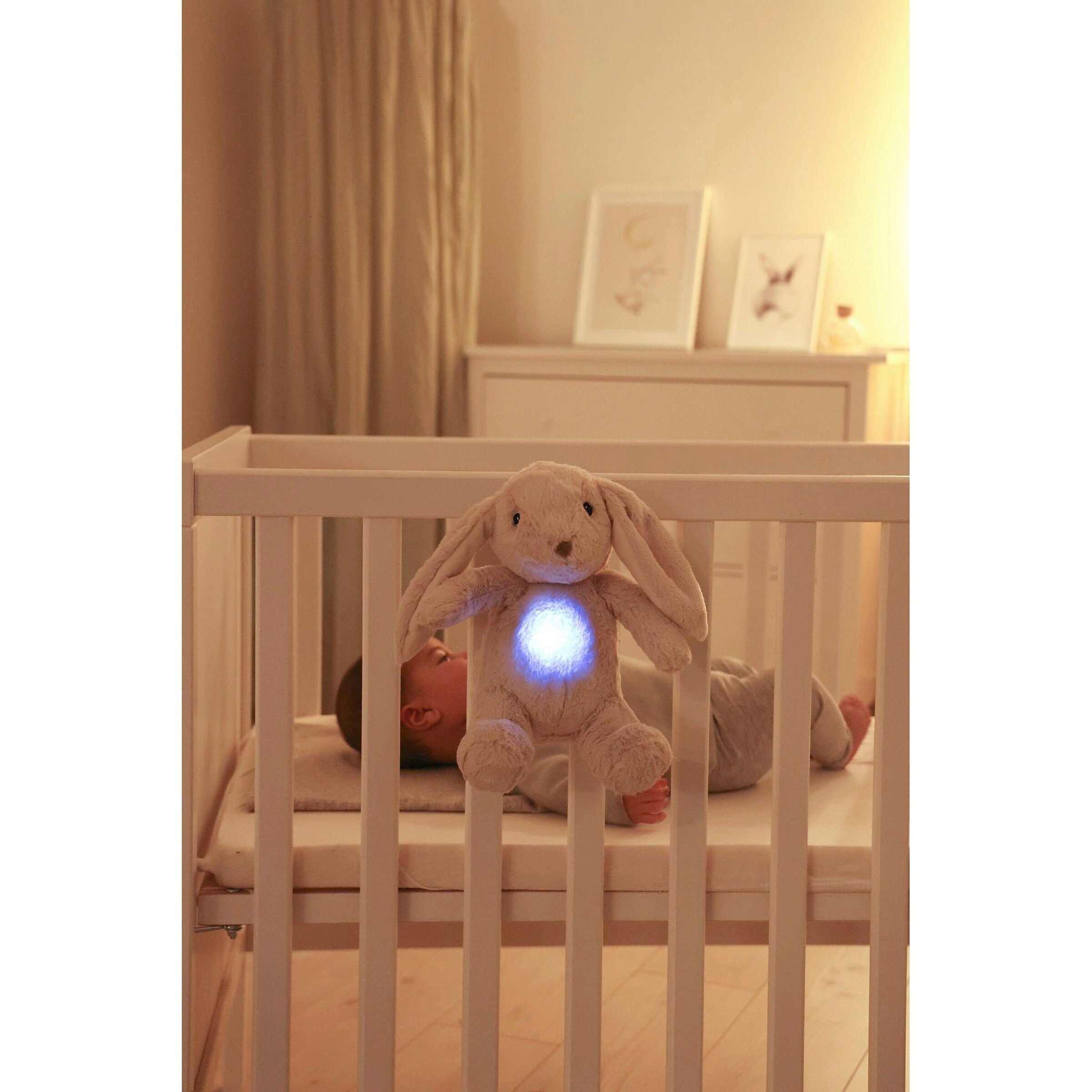 Cloud B Kuscheltier mit Nachtlicht LoveLight Buddies Hase Billy