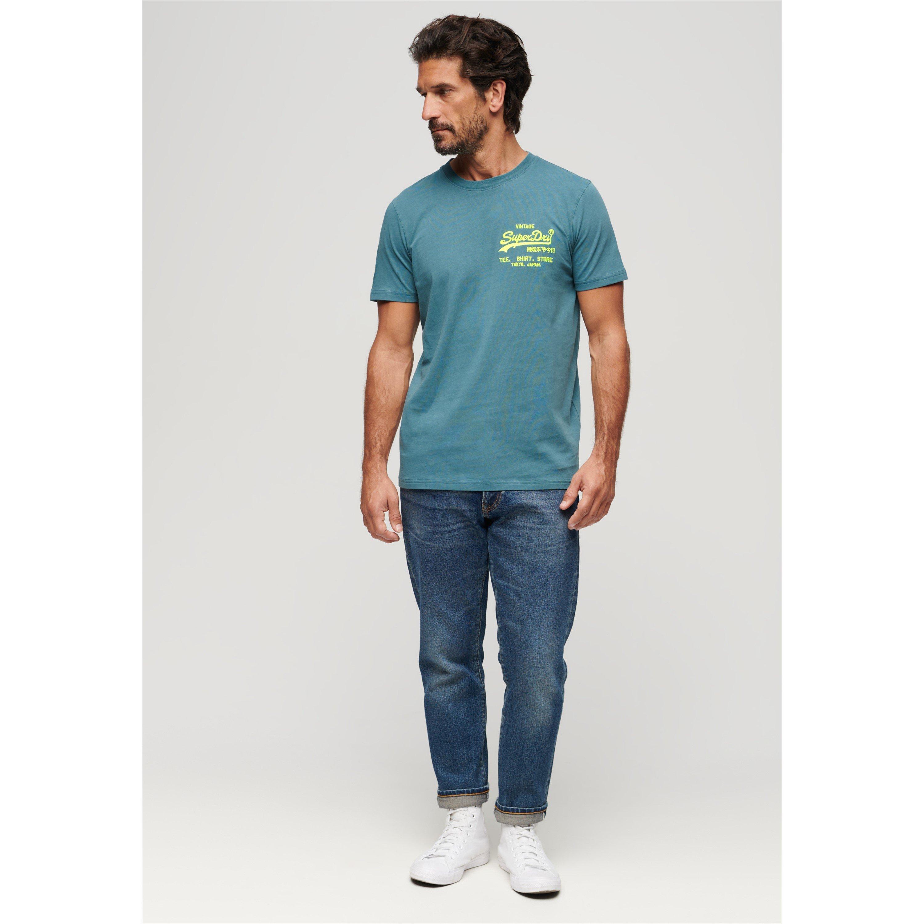 Superdry Neon Vintage Logo T Shirt